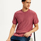 Men's Redloop Textured Slim Fit T-Shirt - Styleshot View