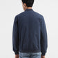 Men's Solid Navy Bomber Jacket - 526d9e8a-91c8-43b8-b1f2-405fc7e1f781 View
