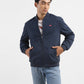Men's Solid Navy Bomber Jacket - 6ae3112c-7d4b-42bc-8f91-1cbf38a51842 View
