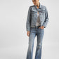 Women's Blue Bootcut Fit High Rise Jeans - a7eefcfe-34d8-42d2-bf42-c70e3d8de8ea View