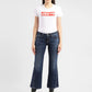 Women's Blue Bootcut Fit Low Rise Jeans - f8bd2f4b-58a5-4774-8e4c-bebade7dff0f View