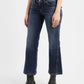 Women's Blue Bootcut Fit Low Rise Jeans - 289d4596-4f97-408b-9542-fee5ee004803 View