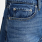 Women's Blue Mile High Wide Leg Fit High Rise Ribcage Jeans - detail View