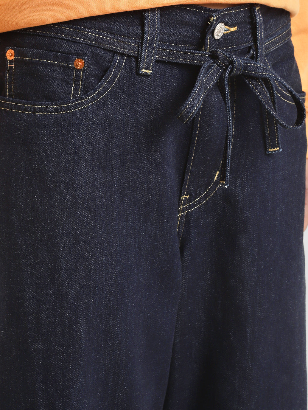 Women's Blue XL Balloon Loose Fit High Rise Jeans - 3d4e8104-1194-4239-9846-80150f98cfc5 View