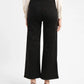 Women's Redloop Black Ribcage Bell Bottom Wide Leg Fit High Rise Jeans - 09bcb452-8813-46c3-a1be-fc4a86e68b67 View