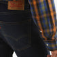 Men's 512 Blue Slim Tapered Fit Mid Rise Jeans - f08d5389-9822-4894-8627-8bf15f3bddc6 View