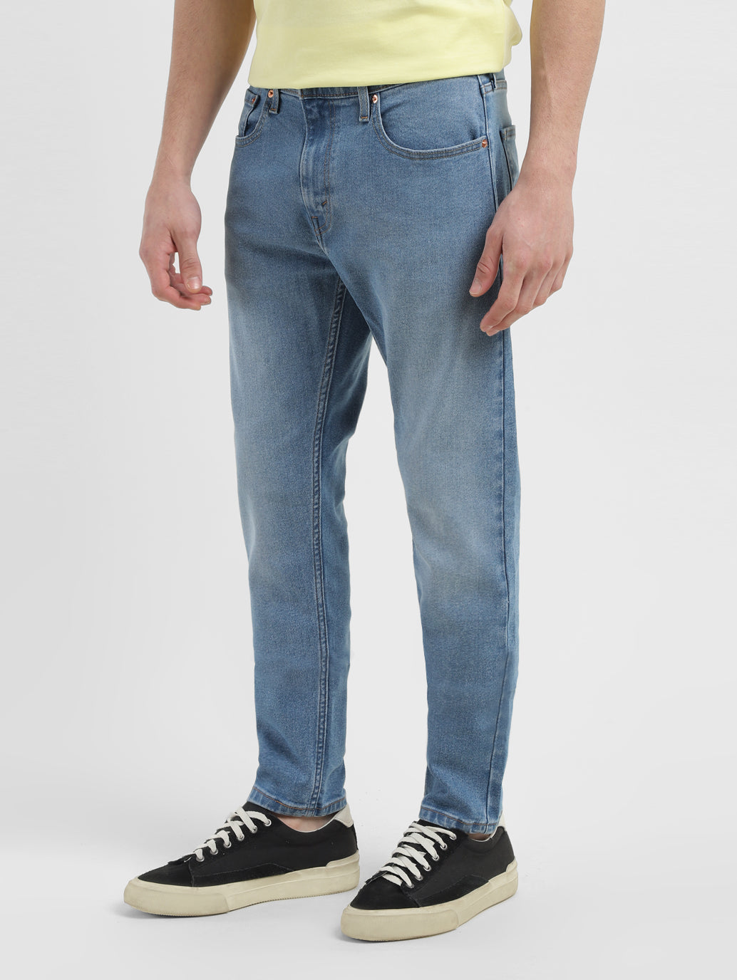 Men's 512 Blue Slim Tapered Fit Mid Rise Jeans - bce494a9-6b83-485c-9275-43b9ac30dbd9 View