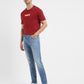 Men's 512 Blue Slim Tapered Fit Mid Rise Jeans - 04c19b68-fff9-45fc-b064-5fa7a0186d38 View