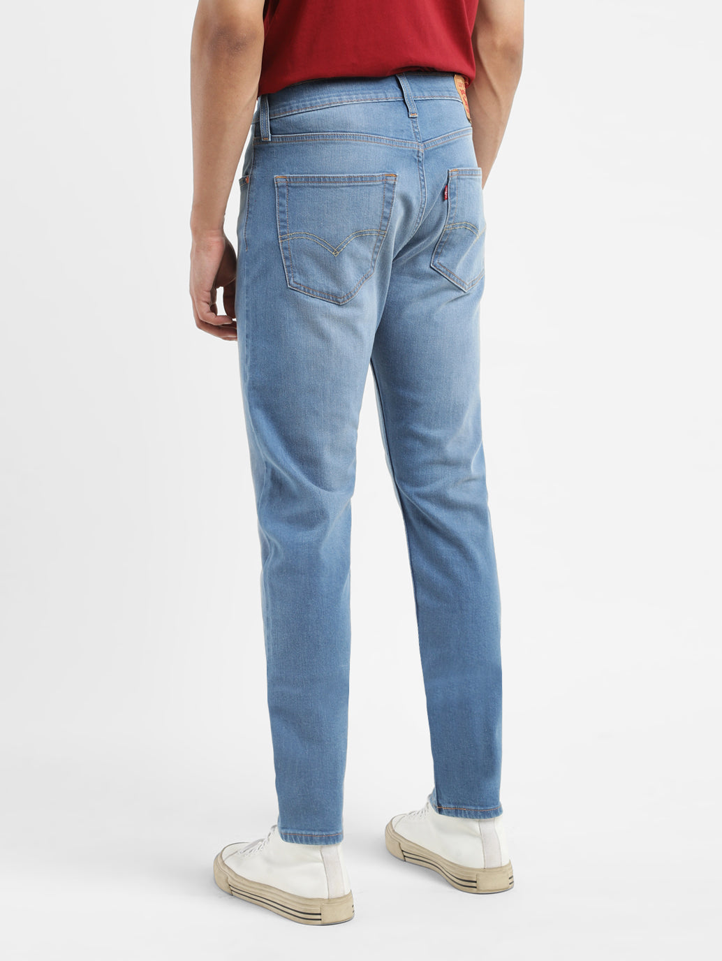 Men's 512 Blue Slim Tapered Fit Mid Rise Jeans - 17987d32-19e4-44d1-9b0c-ab337aad6098 View
