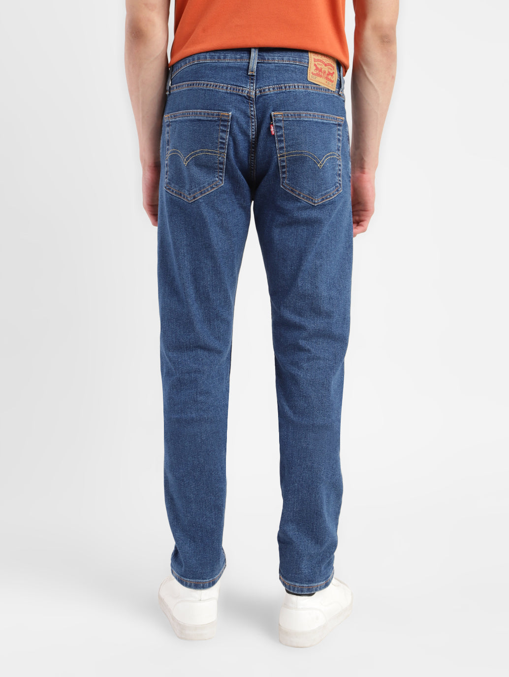 Men's 512 Navy Blue Slim Tapered Fit Mid Rise Jeans - 37d7f244-b40d-4c42-9639-86abd9fdf1f9 View