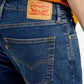 Men's 512 Navy Blue Slim Tapered Fit Mid Rise Jeans - Detail View