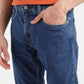 Men's 512 Navy Blue Slim Tapered Fit Mid Rise Jeans - 1f263942-3d0c-47f6-87aa-c6a1c41510b6 View