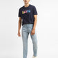 Men's 512 Blue Slim Tapered Fit Mid Rise Jeans - 6f45a883-d786-4b63-bcc0-43cf98776267 View