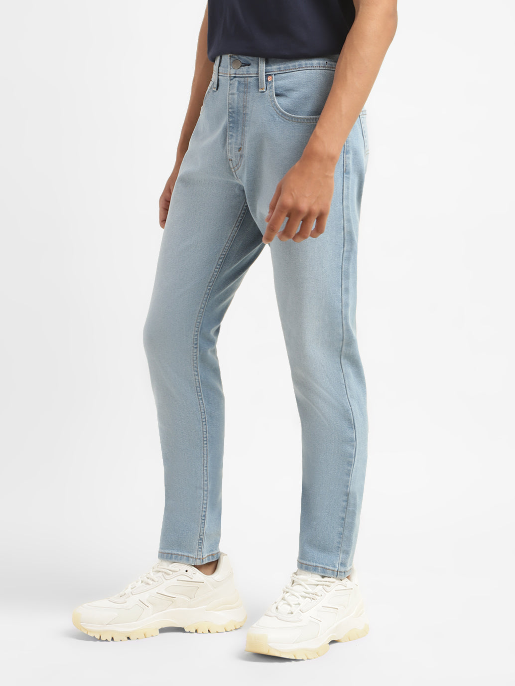 Men's 512 Blue Slim Tapered Fit Mid Rise Jeans - fb94ef0c-f22b-4aa4-bbcc-7ad42365bd66 View