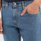 Men's 512 Blue Slim Tapered Fit Mid Rise Jeans - FrontDetails View