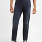 Men's 512 Dark Blue Slim Tapered Fit Mid Rise Jeans - 6597057e-5fe1-49a3-9213-d0d971257c70 View