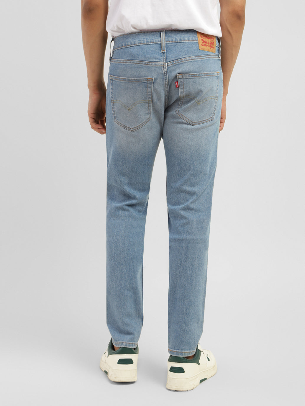 Men's 512 Blue Slim Tapered Fit Mid Rise Jeans - dee3407e-34cb-43f3-b648-ba3607a1e7f8 View