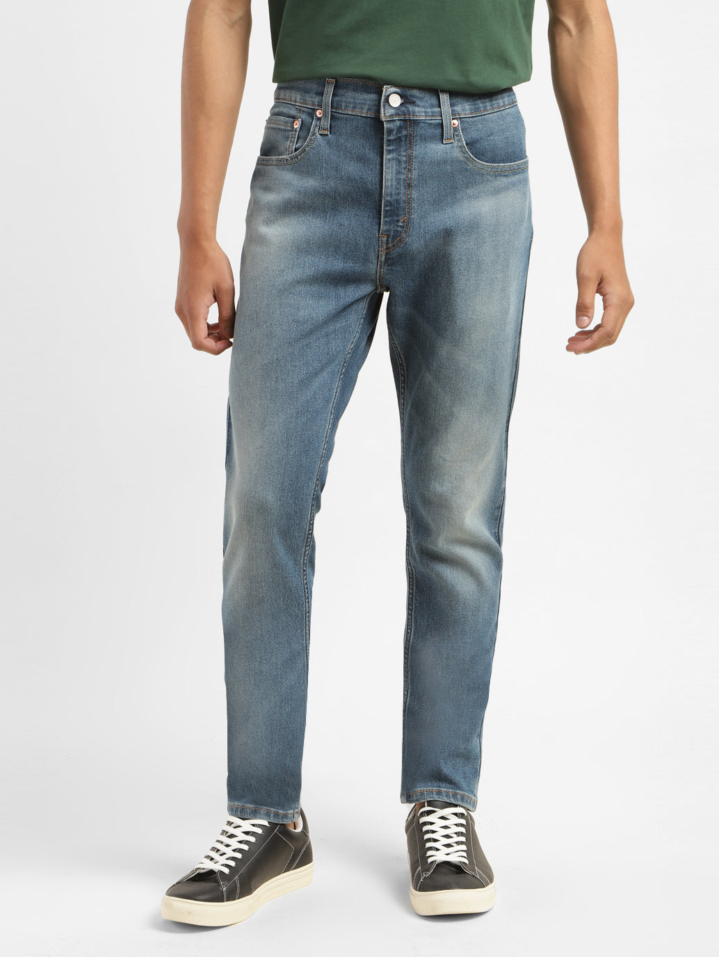 Men's 512 Blue Slim Tapered Fit Mid Rise Jeans