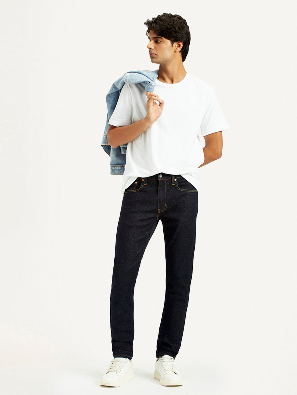 Men's 512 Dark Indigo Slim Tapered Fit Mid Rise Jeans