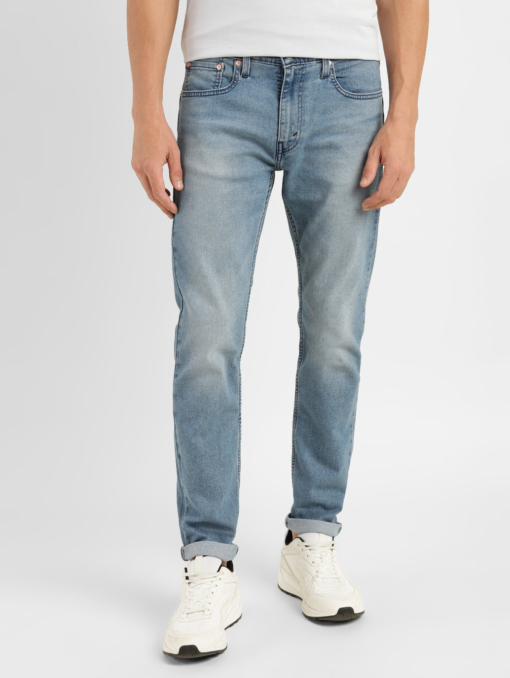 Men's 512 Blue Slim Tapered Fit Mid Rise Jeans - 3986b26a-a7d5-488b-b94b-5d86598ac31b View