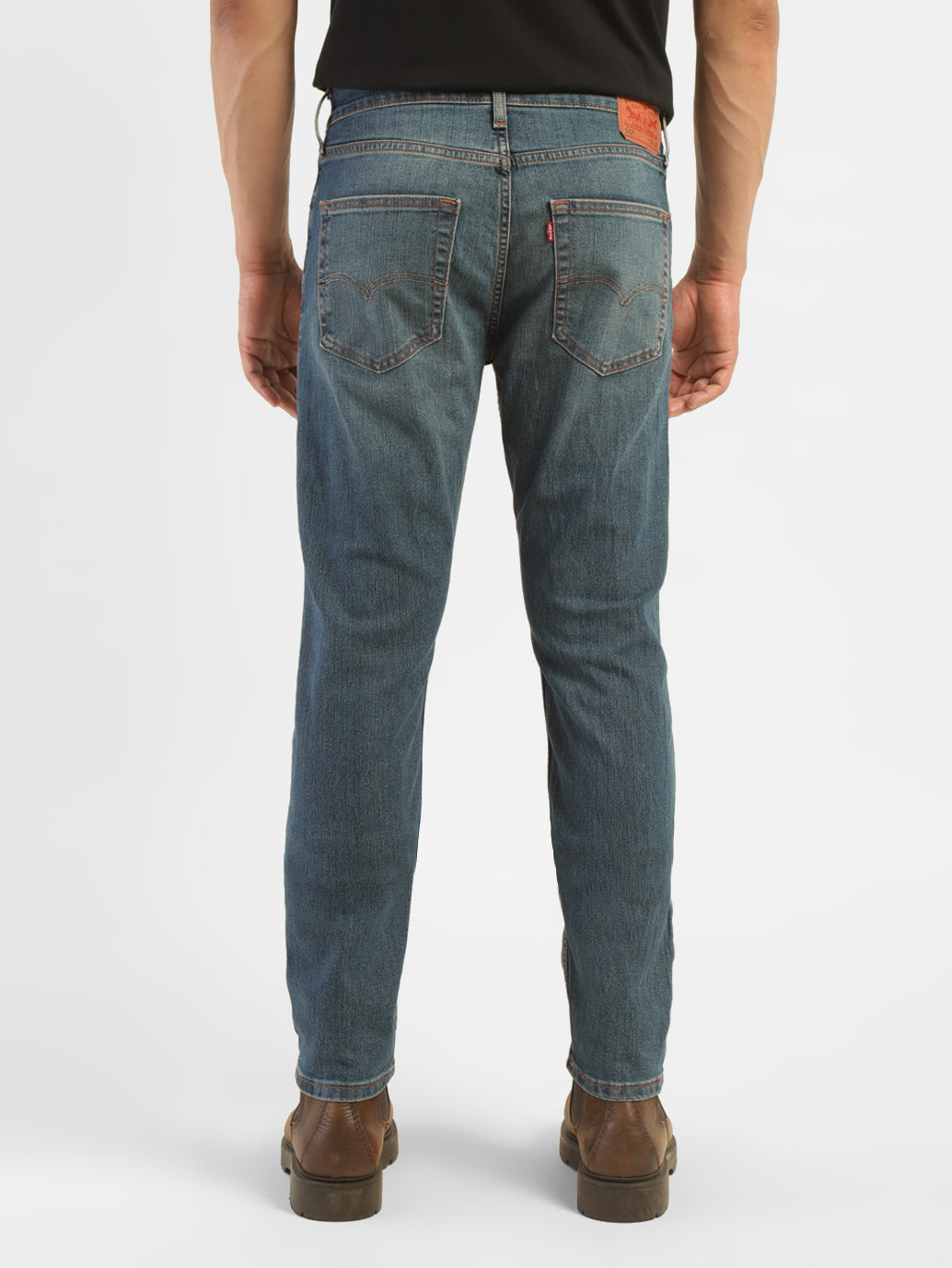 Men's 512 Blue Slim Tapered Fit Mid Rise Jeans - 6f235d01-4c11-4870-a997-7024666f932b View