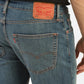 Men's 512 Blue Slim Tapered Fit Mid Rise Jeans - BackDetails View