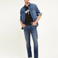 Men's 512 Blue Slim Tapered Fit Mid Rise Jeans - Styleshot View