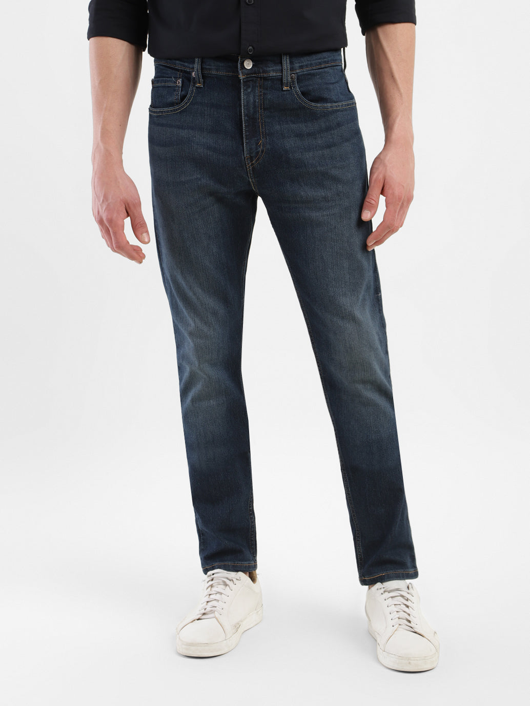 Men's 512 Blue Slim Tapered Fit Mid Rise Jeans - 451e2f3e-5024-4629-bc8b-104996d3988d View