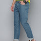 Men's 512 Blue Slim Tapered Fit Mid Rise Jeans - Side View