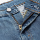 Men's 512 Blue Slim Tapered Fit Mid Rise Jeans - ZipDetails View