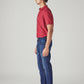 Men's 512 Dark Blue Slim Tapered Fit Mid Rise Jeans - Side View