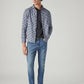 Men's 512 Blue Slim Tapered Fit Mid Rise Jeans - Styleshot View