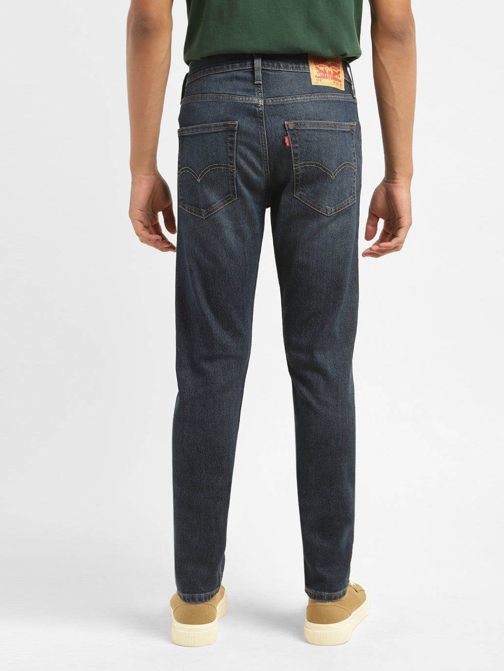 Men's 512 Blue Slim Tapered Fit Mid Rise Jeans - 55a0bbb2-3761-4e75-9eb5-8400919cb3be View