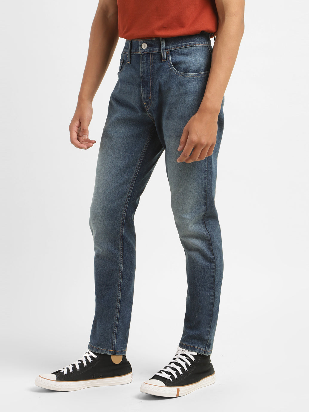 Men's 512 Blue Slim Tapered Fit Mid Rise Jeans - 19a3310d-7387-4170-994c-a09d7cec8c8c View