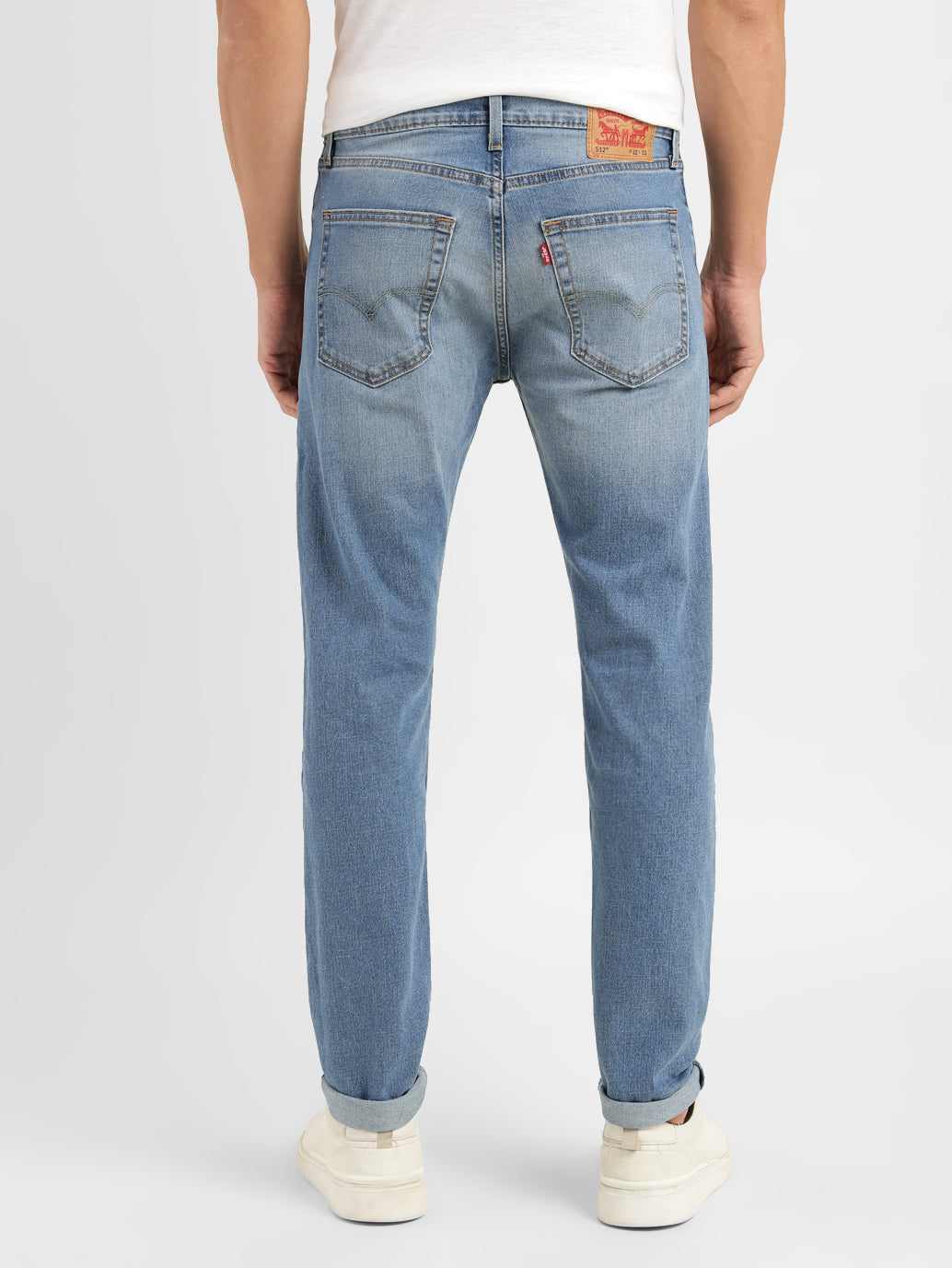 Men's 512 Blue Slim Tapered Fit Mid Rise Jeans - c7c8fab9-bcb7-40b4-9ee0-9bbb2765a0d4 View
