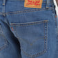 Men's 512 Blue Slim Tapered Fit Mid Rise Jeans - Details View