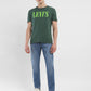 Men's 512 Blue Slim Tapered Fit Mid Rise Jeans - Front View