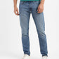 Men's 512 Blue Slim Tapered Fit Mid Rise Jeans - ef19c33f-79a7-4e0e-af1c-9c0330915ebd View