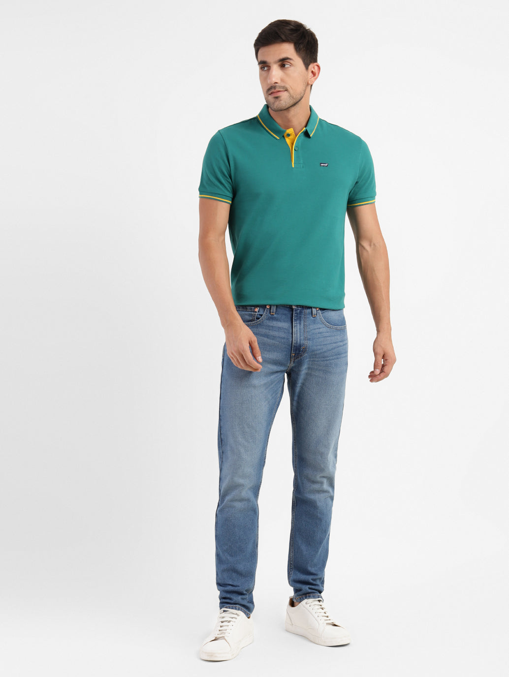 Men's 512 Blue Slim Tapered Fit Mid Rise Jeans - beee2bd4-1055-4ddc-b1b8-f4ea53913c8f View