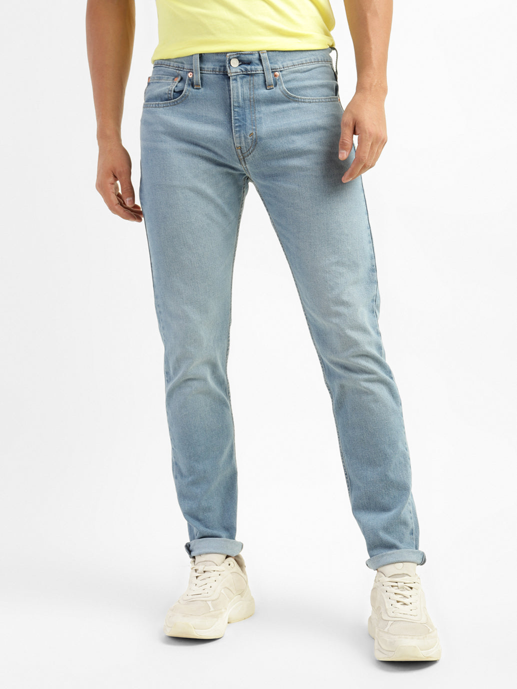 Men's 512 Blue Slim Tapered Fit Mid Rise Jeans - 8ee0d2a7-09b8-4be8-95a0-f29d58326ccb View