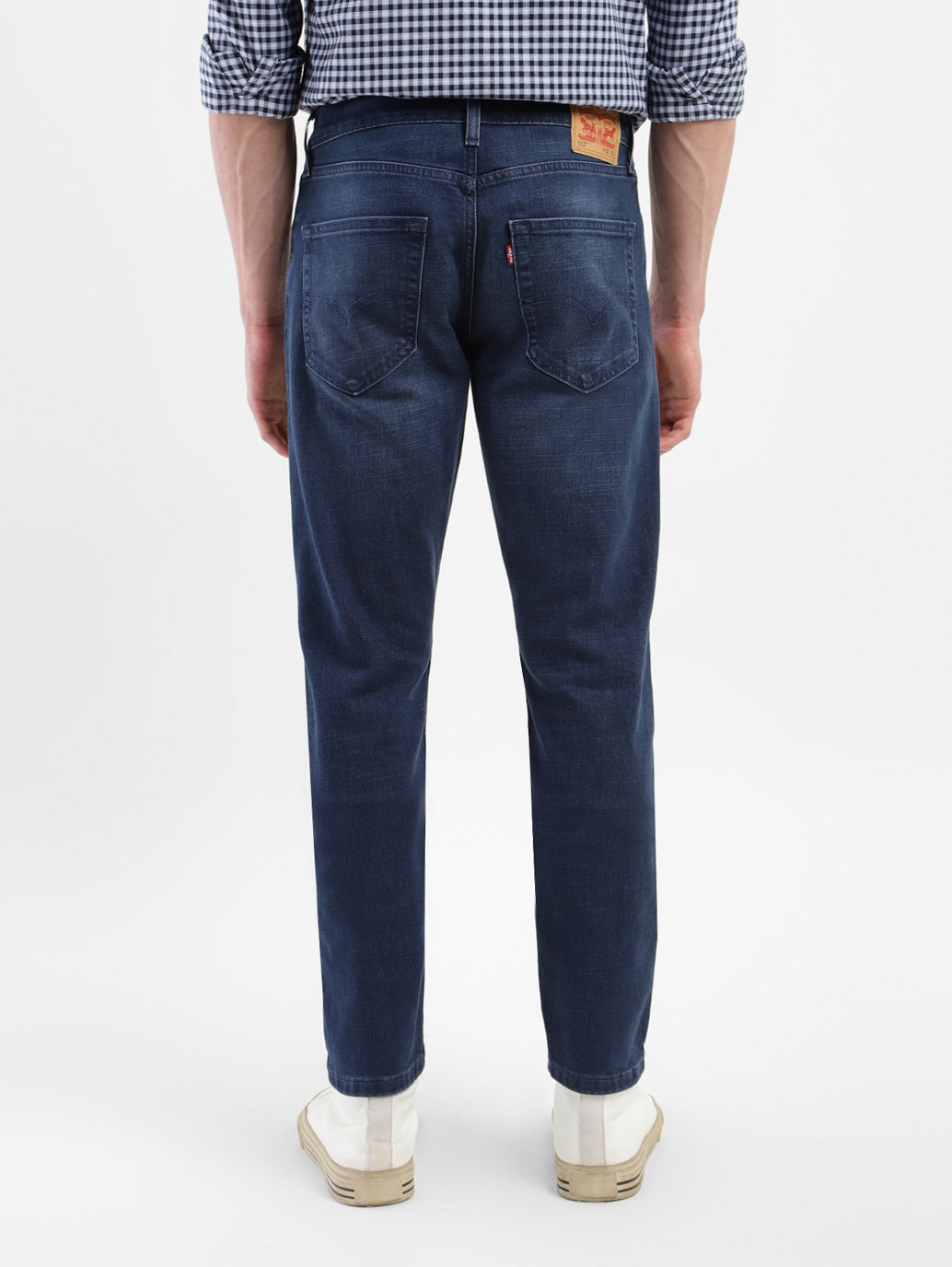 Men's 512 Blue Slim Tapered Fit Mid Rise Jeans - 2ec3bfa1-4349-4d17-93fd-71a096e21702 View
