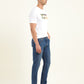 Men's 512 Blue Slim Tapered Fit Mid Rise Jeans - Side View