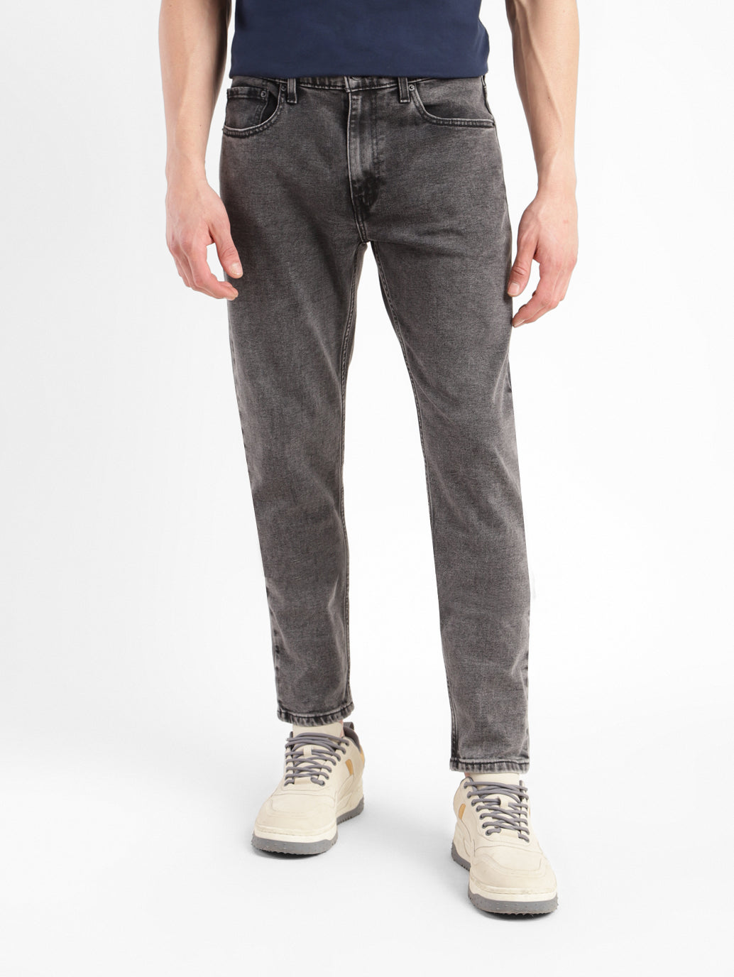 Men's 512 Black Slim Tapered Fit Mid Rise Jeans - 5b7fcfed-40c6-4b8b-84ed-7ef803c69e25 View