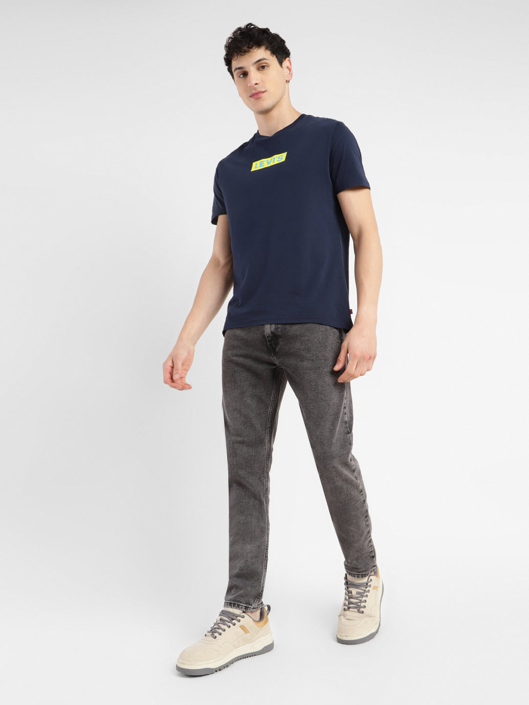 Men's 512 Black Slim Tapered Fit Mid Rise Jeans - 78bbe6d5-e377-4157-8521-b1f61b947b76 View