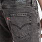 Men's 512 Black Slim Tapered Fit Mid Rise Jeans - BackDetails View