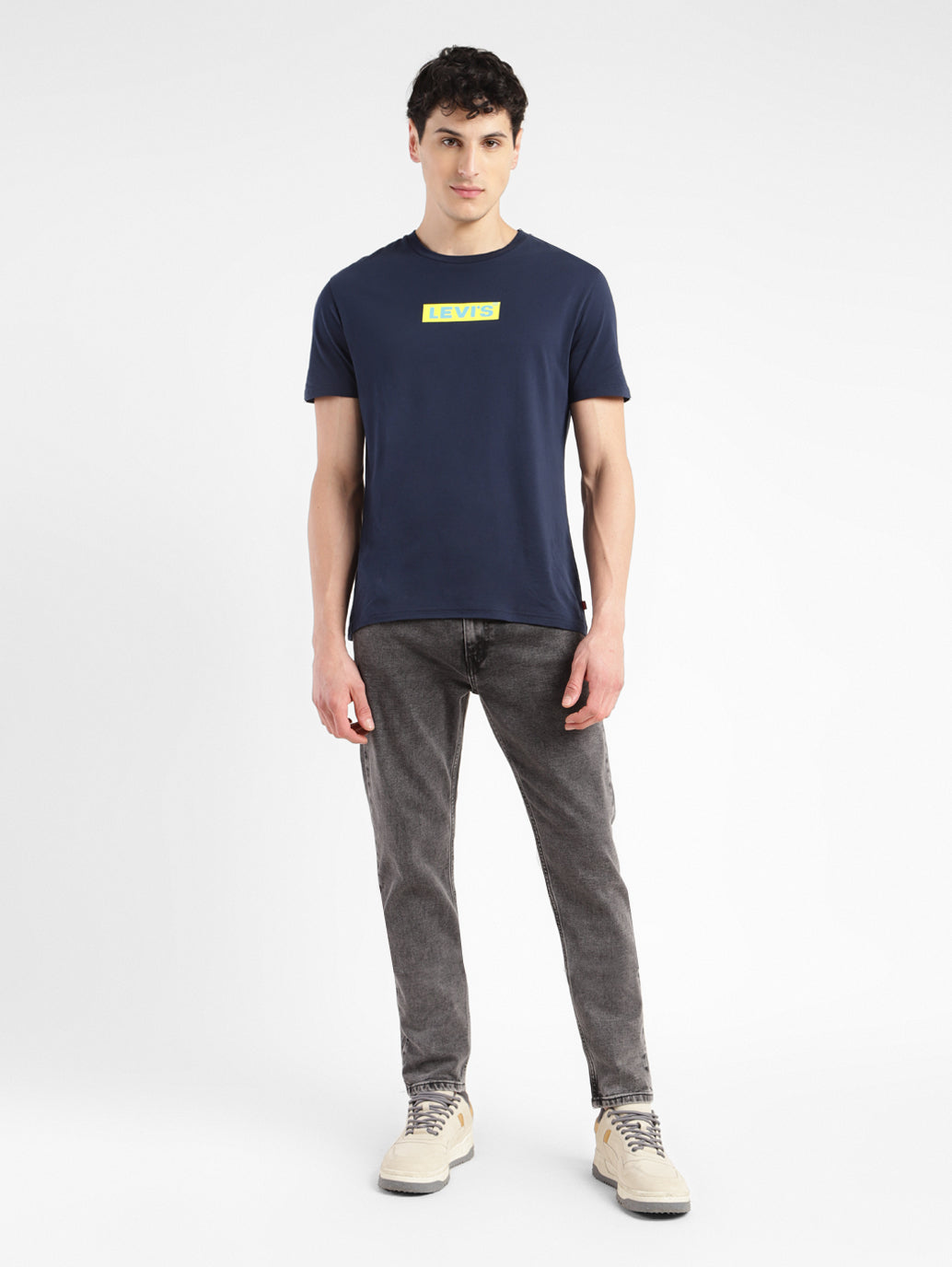 Men's 512 Black Slim Tapered Fit Mid Rise Jeans - 1289d383-aad7-4d62-a41a-8107edef4f02 View