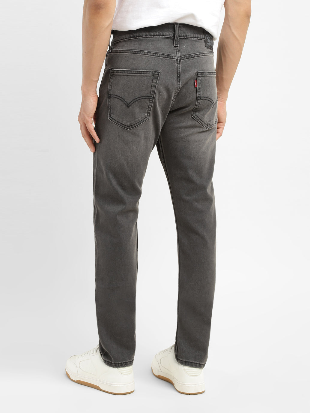 Men's 512 Charcoal Grey Slim Tapered Fit Mid Rise Jeans - b6038da0-961d-4ac3-adb0-d443b27fadff View