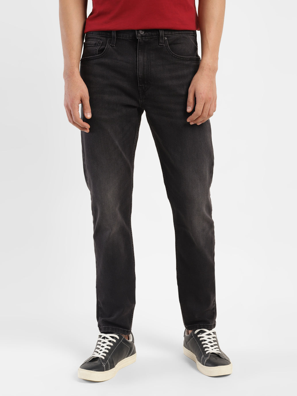 Men's 512 Black Slim Tapered Fit Mid Rise Jeans - 2cce0d94-f716-468c-917f-fa791d75affe View