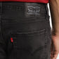 Men's 512 Black Slim Tapered Fit Mid Rise Jeans - d1ed6332-76c9-4505-87fd-f5d9e7033037 View