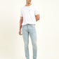 Men's 512 Blue Slim Tapered Fit Mid Rise Jeans - Front View